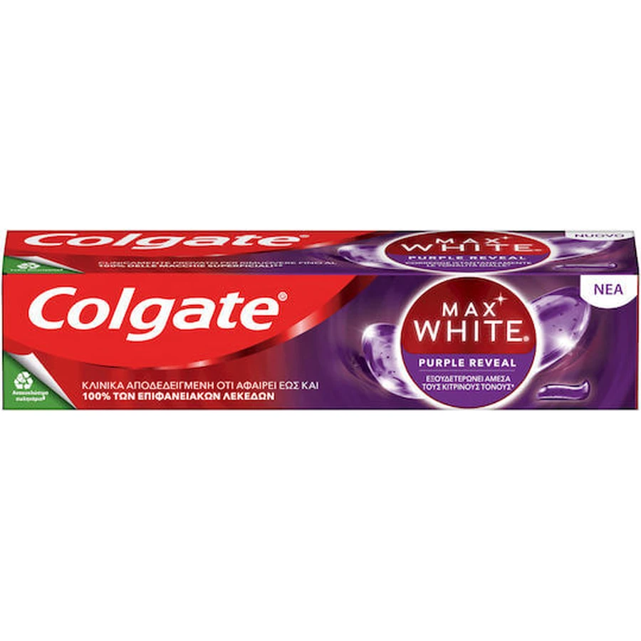 Pasta dentífrica blanqueadora Colgate Max White Purple Reveal 75ml