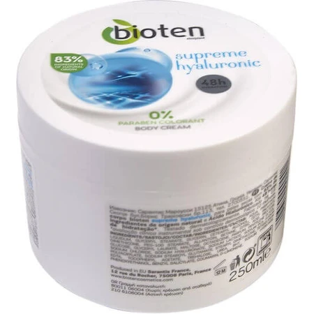 Bioten Supreme Hyaluronic Hyisturising Body Lotion with Hyaluronic Acid for Dry Skin 250ml