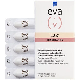 InterMed Eva Verstopfung Lax Zäpfchen 10pcs