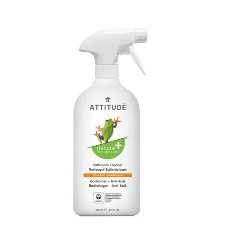 Solution for removing limescale deposits from the bathroom with citrus peel, 800 ml, Attitude