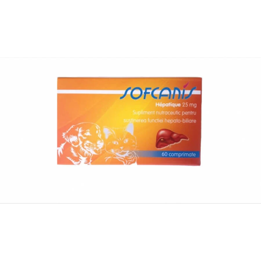 SOFCANIS Hond/Kat Lever 25 mg, 60 tabletten