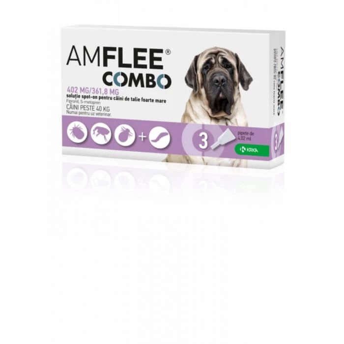 AMFLEE COMBO DOG 402 mg - XL (40-60 kg) x 3 pipetten