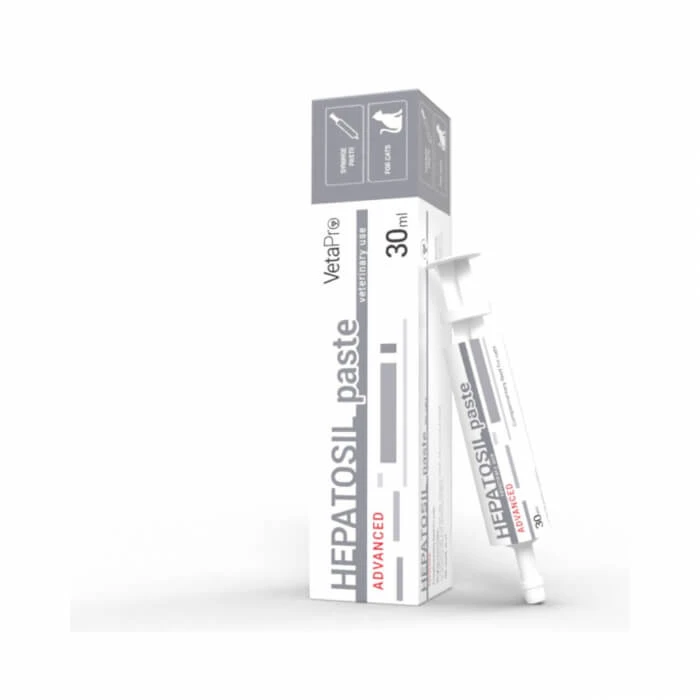 VETAPRO hepatosil advanced pasta spuit 30ml leverondersteuning voor katten