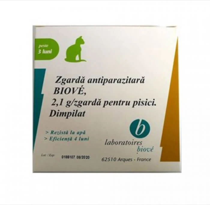 Lab Biove antiparasitaire halsband voor katten 35 cm, ouder dan 3 maanden