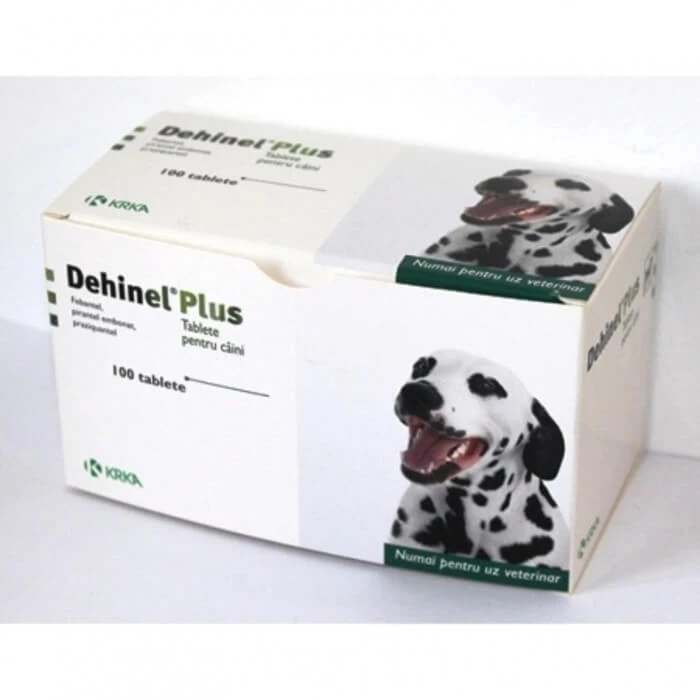 Dehinel Plus Inwendige Ontworming, 10 tabletten KRKA