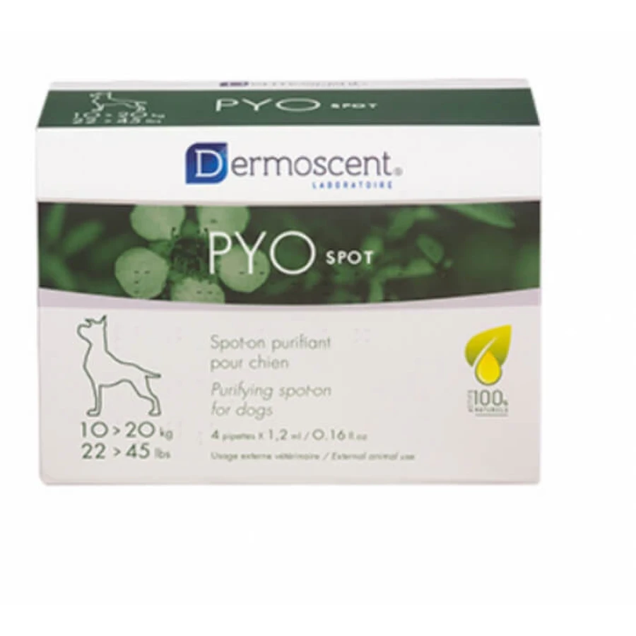 Dermoscent Pyo Spot Caine 10-20 kg - 4 pipetten