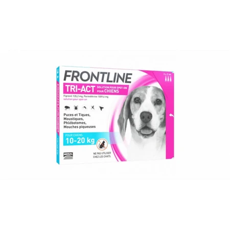Frontline Tri-act M spot on für Hunde 10-20 kg - 1 antiparasitäre Pipette
