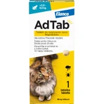 AdTab 48 mg voor katten tegen vlooien en teken (2-8 kg), 1 kauwtablet