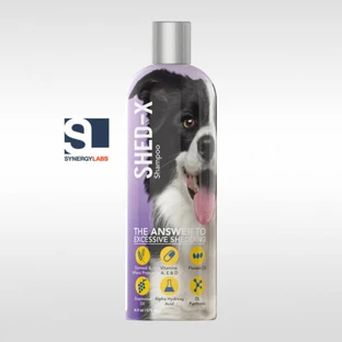 SHED-X champú anti pañales para perros, Synergy Labs, 473 ml