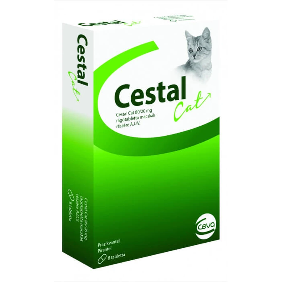 Cestal Cat Flavour für Katzen - 4 Tabletten