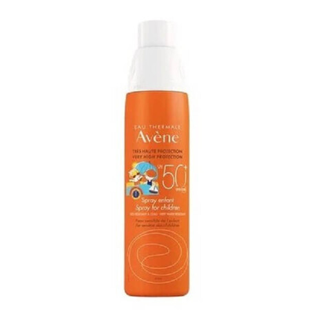 Zonnebeschermingsspray met thermaal water voor kinderen SPF +50 Avene, 200 ml, Pierre Fabre