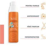 Zonnebeschermingsspray met thermaal water voor kinderen SPF +50 Avene, 200 ml, Pierre Fabre