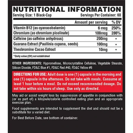 Nutrex Lipo 6 Black 60 cáps.
