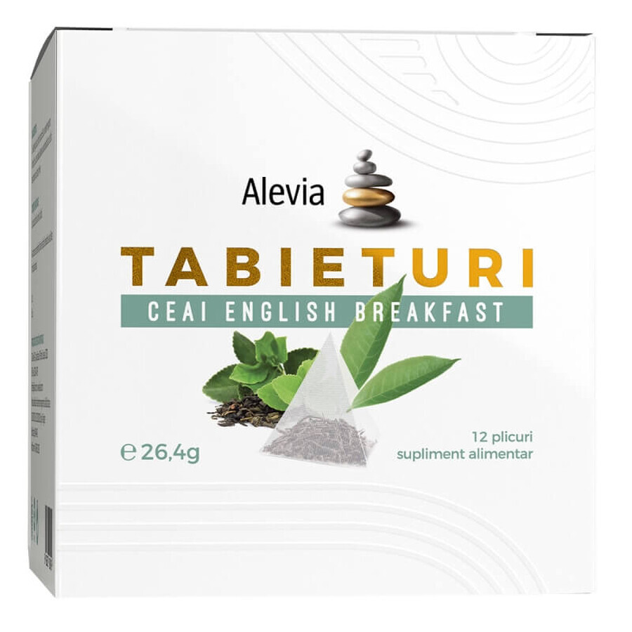 Tabieturi English breakfast tea, 12 bustine, Alevia