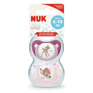 Disney Bambi Silikonschnuller, 6-18 Monate, 1 St., Nuk