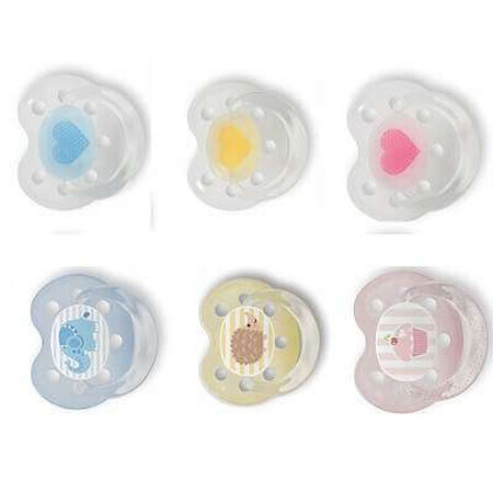 Orthodontic silicone pacifier, size 1, +0 months, Baby Nova