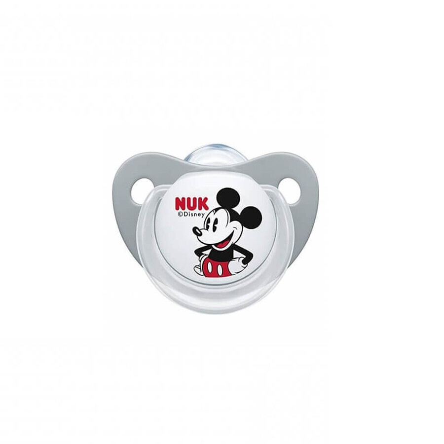 Mickey siliconen fopspeen, M2 6-18 maanden, 1 stuk, Nuk