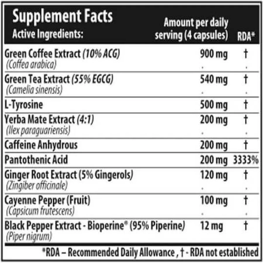 Trec Clen Burexin 220mg mit Geschmack Unaromatisiert 90 Kapseln