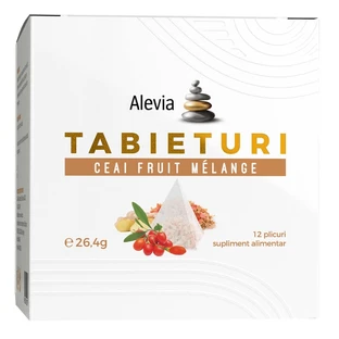 Herbata owocowa Tabieturi melange, 12 saszetek, Alevia