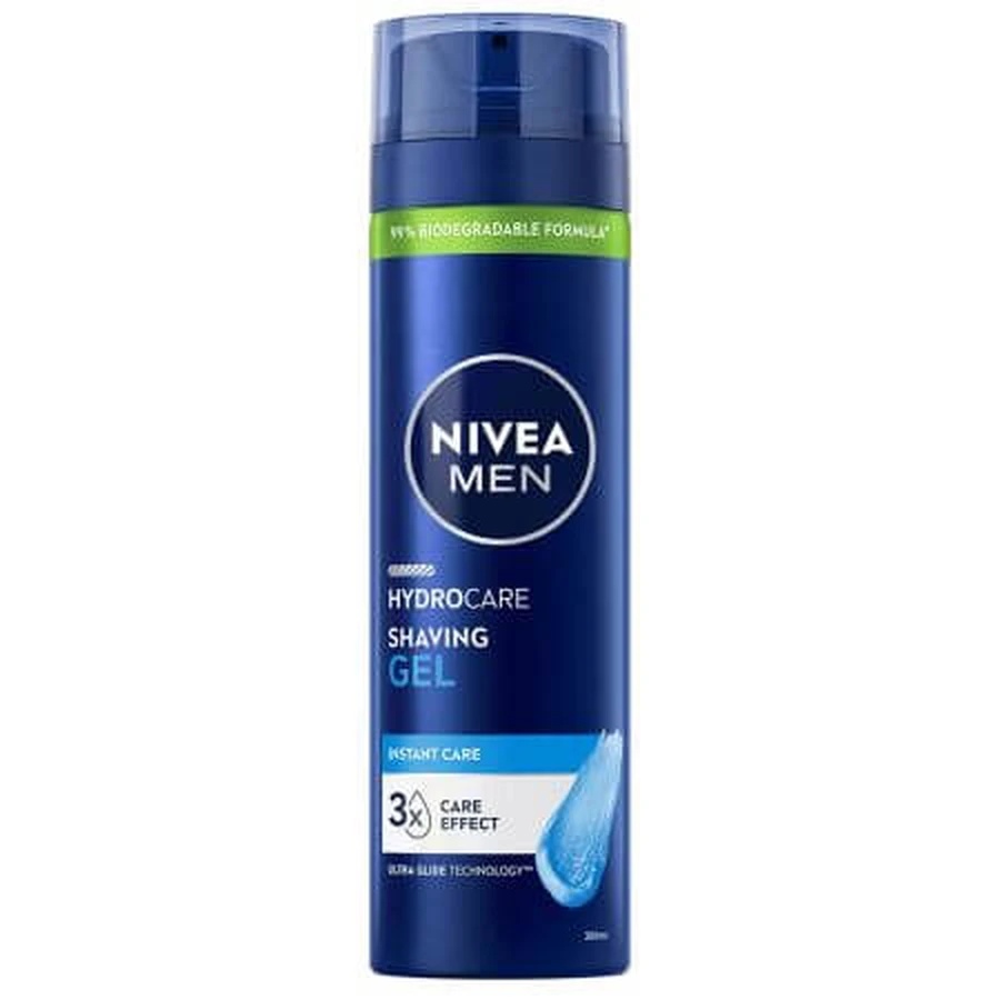 Gel de afeitar Hydrocare para piel normal, 200 ml, Nivea Men