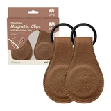Magneetklemmen voor kinderwagen, Bruin, 2 stuks, Sipo