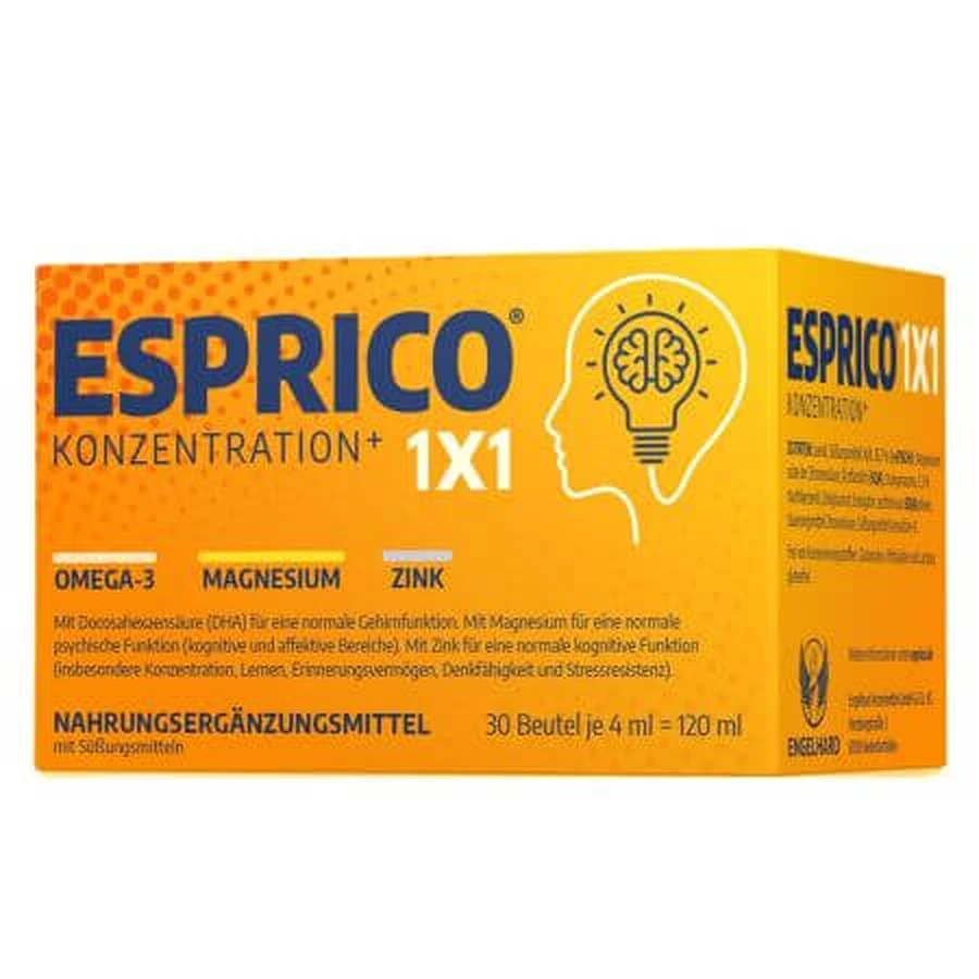 Esprico suspensión, 30 sobres x 4 ml, Engelhard Arzneimittel