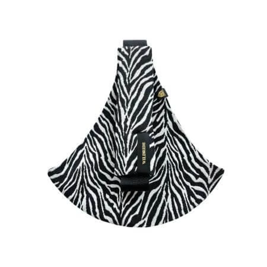 Babytrage für Kleinkind, Zebra Schwarz, 9 Monate+, Wildride