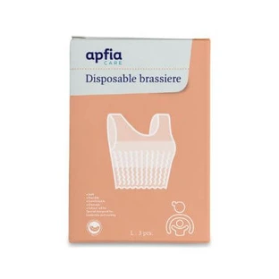 Disposable Bustier bra, size L, 3 pieces, Apfia Care
