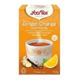 Ginger Orange Tea, 17 bags, Yogi Tea