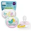 Chupetes Ultra Air, Loro/Capullo, 0-6 meses, SCF080/24, 2 unidades, Philips Avent