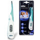 3-in-1 digitale thermometer met flexibele punt, Braun