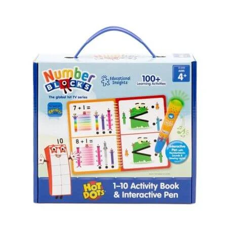 Set Hot Dots Getallenblokken 1 tot 10, 4 jaar+, Educational Insights