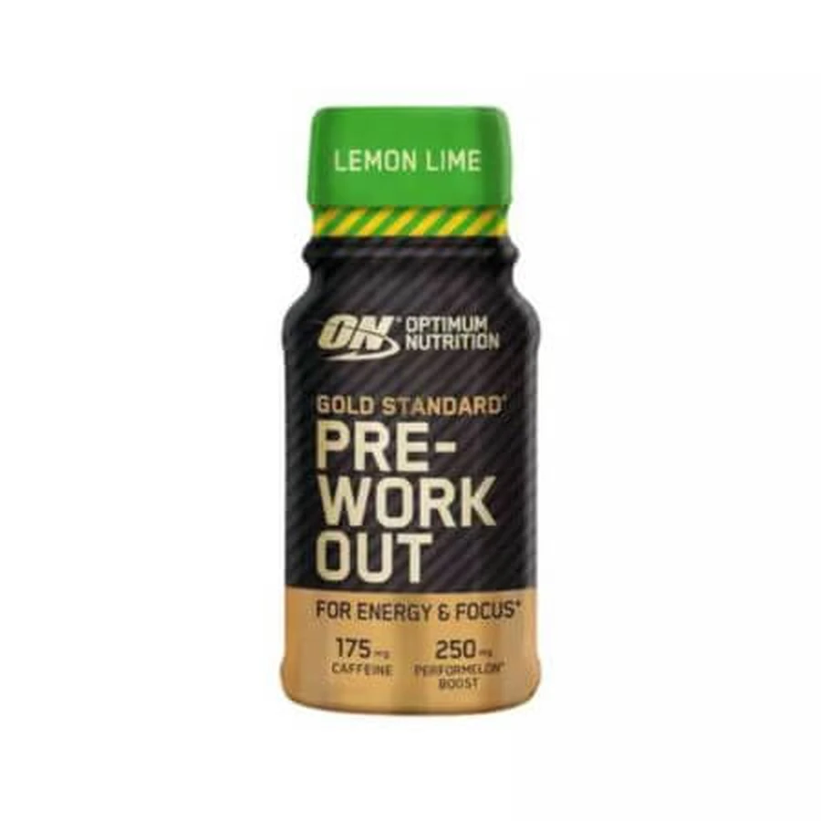 Pre-workout shot with lemon and lime flavor Gold Standard, 60 ml, Optimum Nutrition
