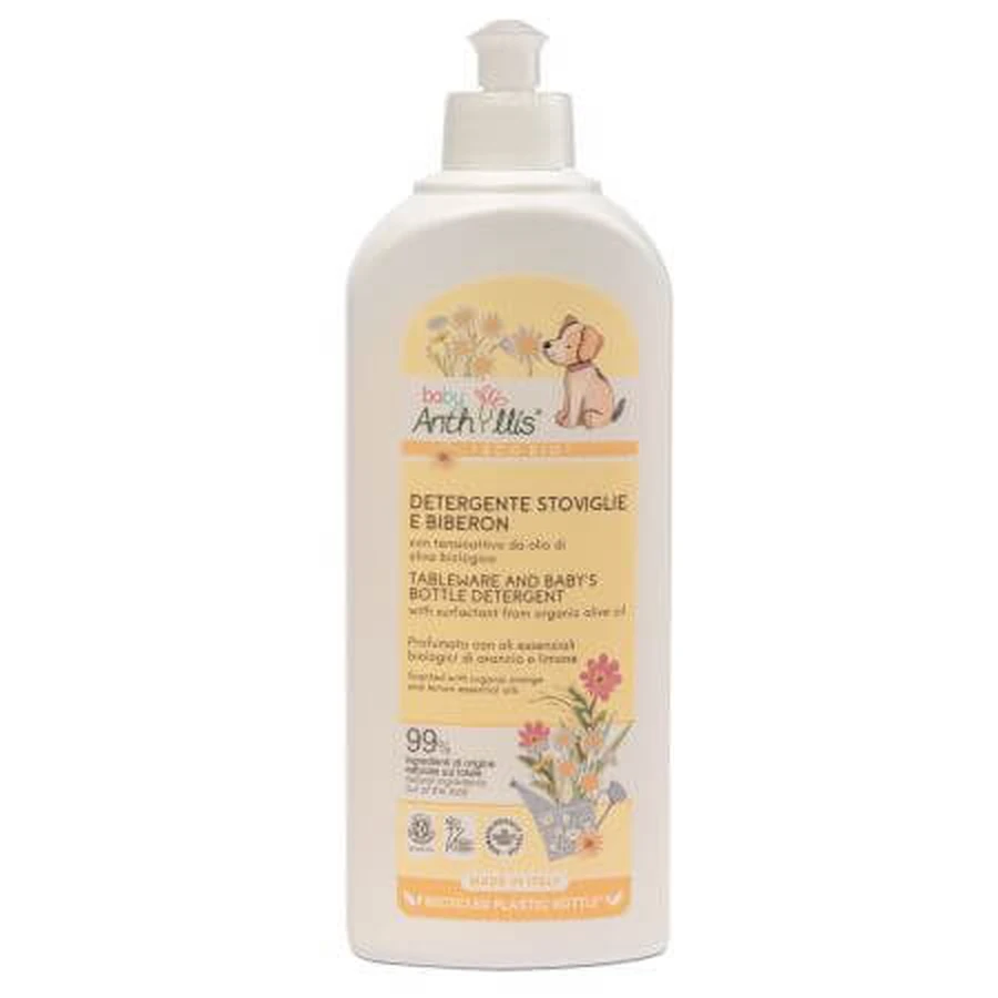 Eco solution detergent for dishes, bottles and teats, 1 liter, Baby Anthyllis