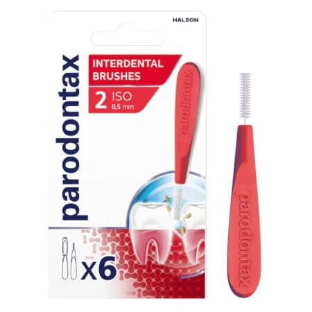 Interdentale rager, maat 2, 6 stuks, Parodontax