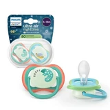 Ultra Air Phosphorescent Soothers, Sleep, 6-18 months, SCF376/28, 2 pcs, Philips Avent