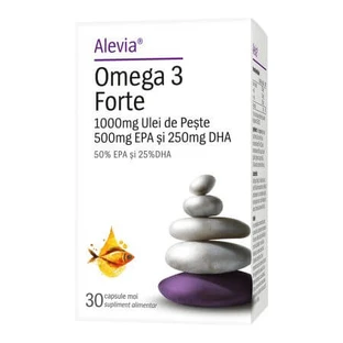 Omega 3 Forte, 30 capsules, Alevia