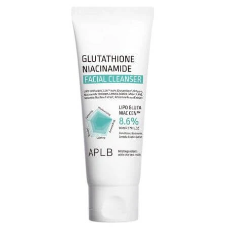 Reinigingsgel met glutathion en niacinamide, 80 ml, Aplb