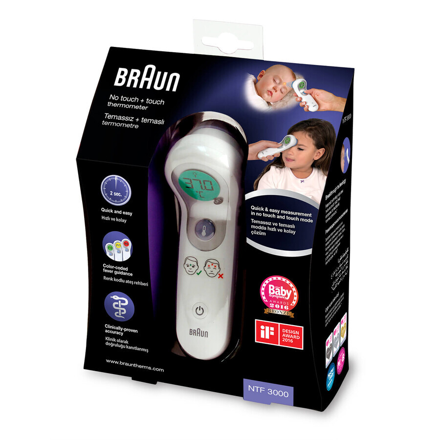 Non Contact Thermometer, Braun