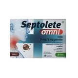 Septolete omni cola, 3 mg/1 mg, 16 pillen, Krka