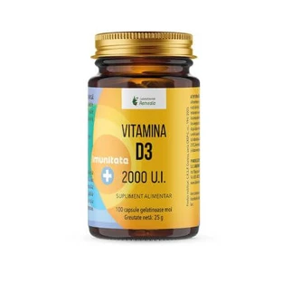 Vitamine D3 2000 IE, 100 softgels, Remedia