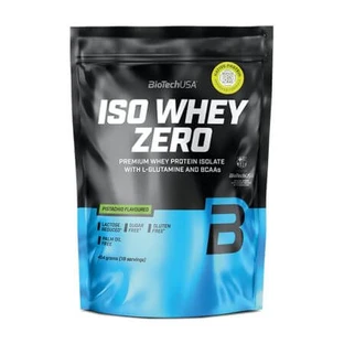 Whey protein isolate with pistachio flavor Iso Whey Zero, 454 g, BioTechUSA