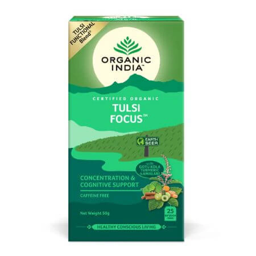 Focus Bio Tulsi Tee, 25 Beutel, Bio Indien
