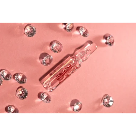Fläschchen mit konzentriertem Anti-Falten-Serum mit Hyaluronsäure 10% 4D H3 Evolution Perfect Look, 10 Fläschchen x 2 ml, Gerovital