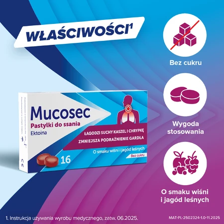 Mucosec, 16 pastiglie
