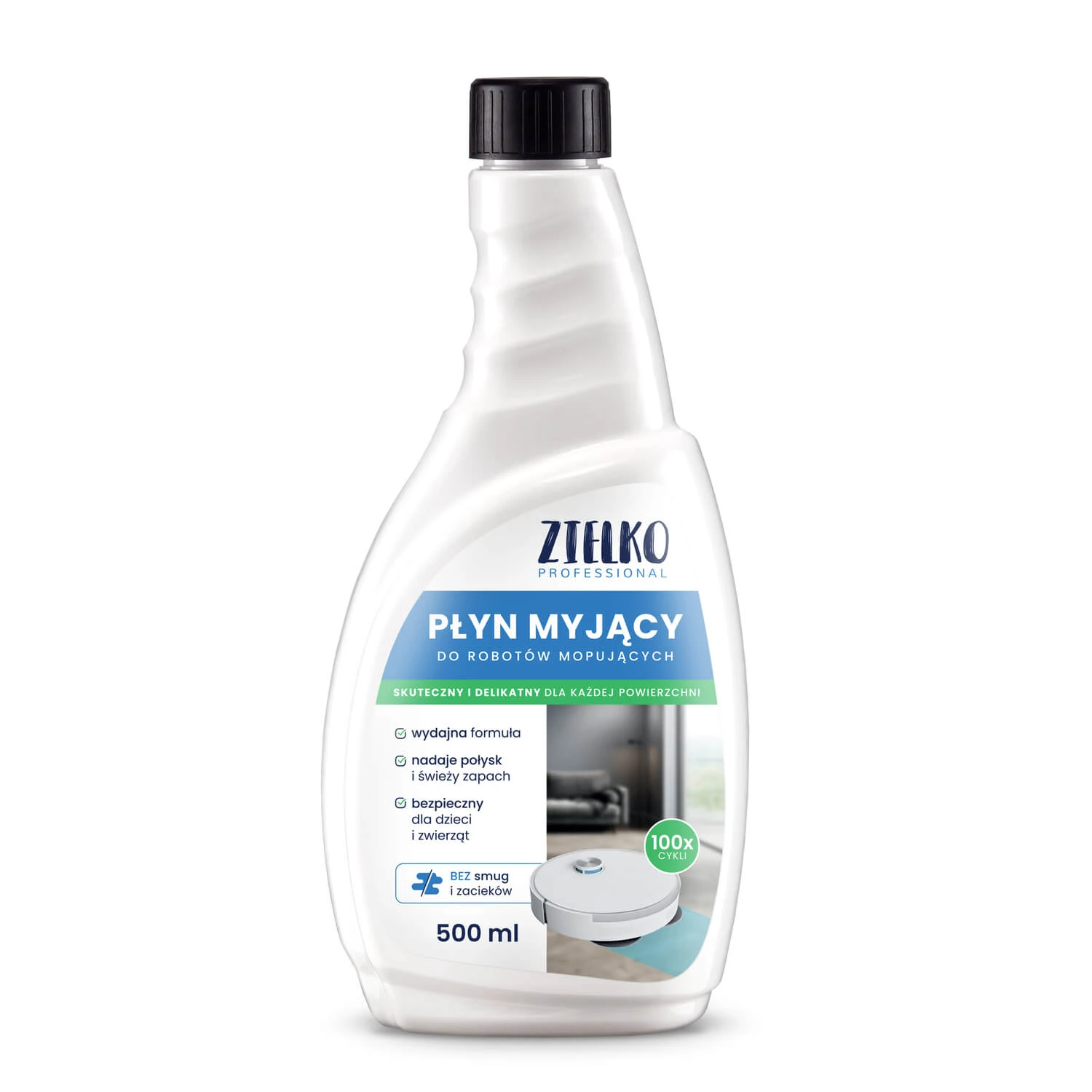 Zielko Professional, wasmiddel voor dweilrobots, 500 ml