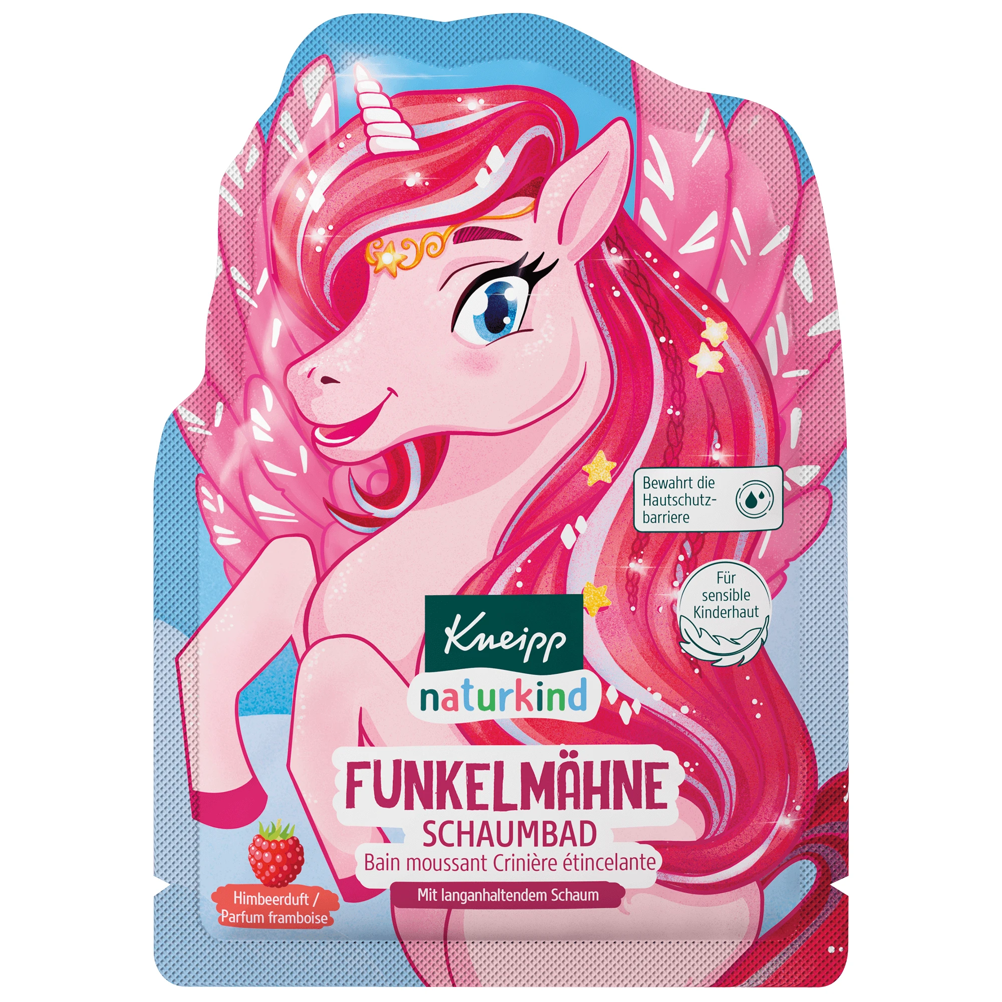 Kneipp Naturkind Shiny Mane, badschuim, framboos, 40 ml