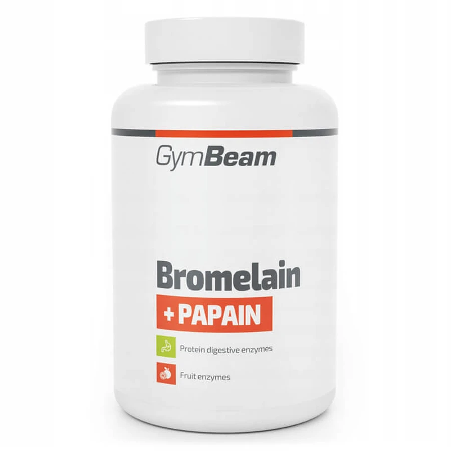 GymBeam Bromelain Papain, 90 capsules