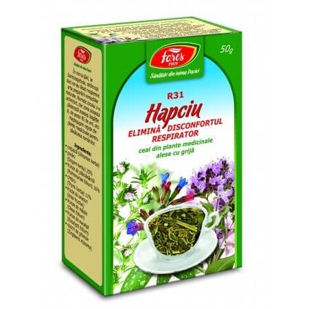 Tee Hapciu beseitigt Atembeschwerden R31, 50 g, Fares