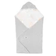 Lionelo Travel Swaddle Blanket, Sitztuch, Grey Balloon, 90 x 90 cm